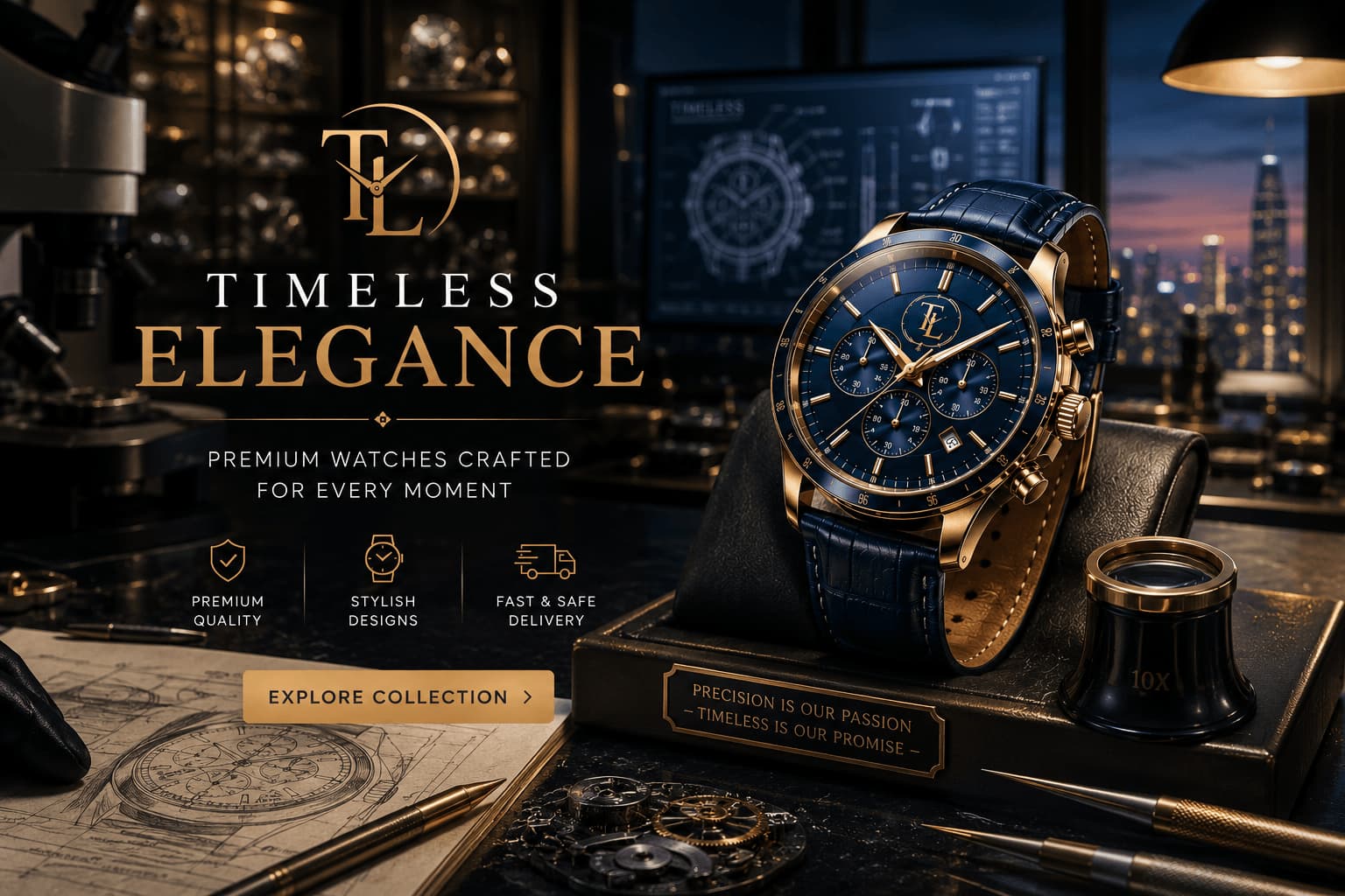 TimeLuxe প্রিমিয়াম ঘড়ি কালেকশন